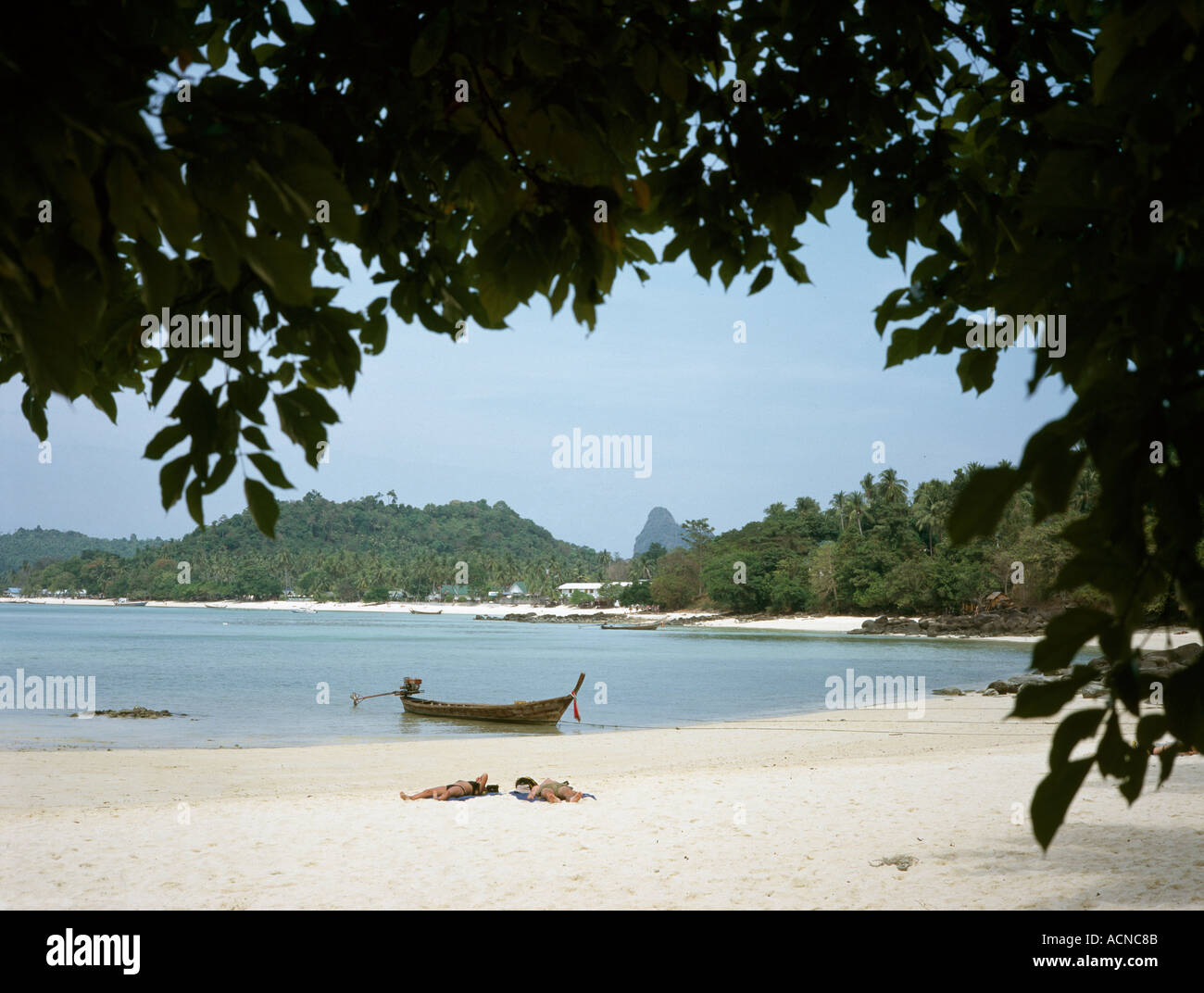 Thailand-Phi Phi Don Island Long Beach Stockfoto