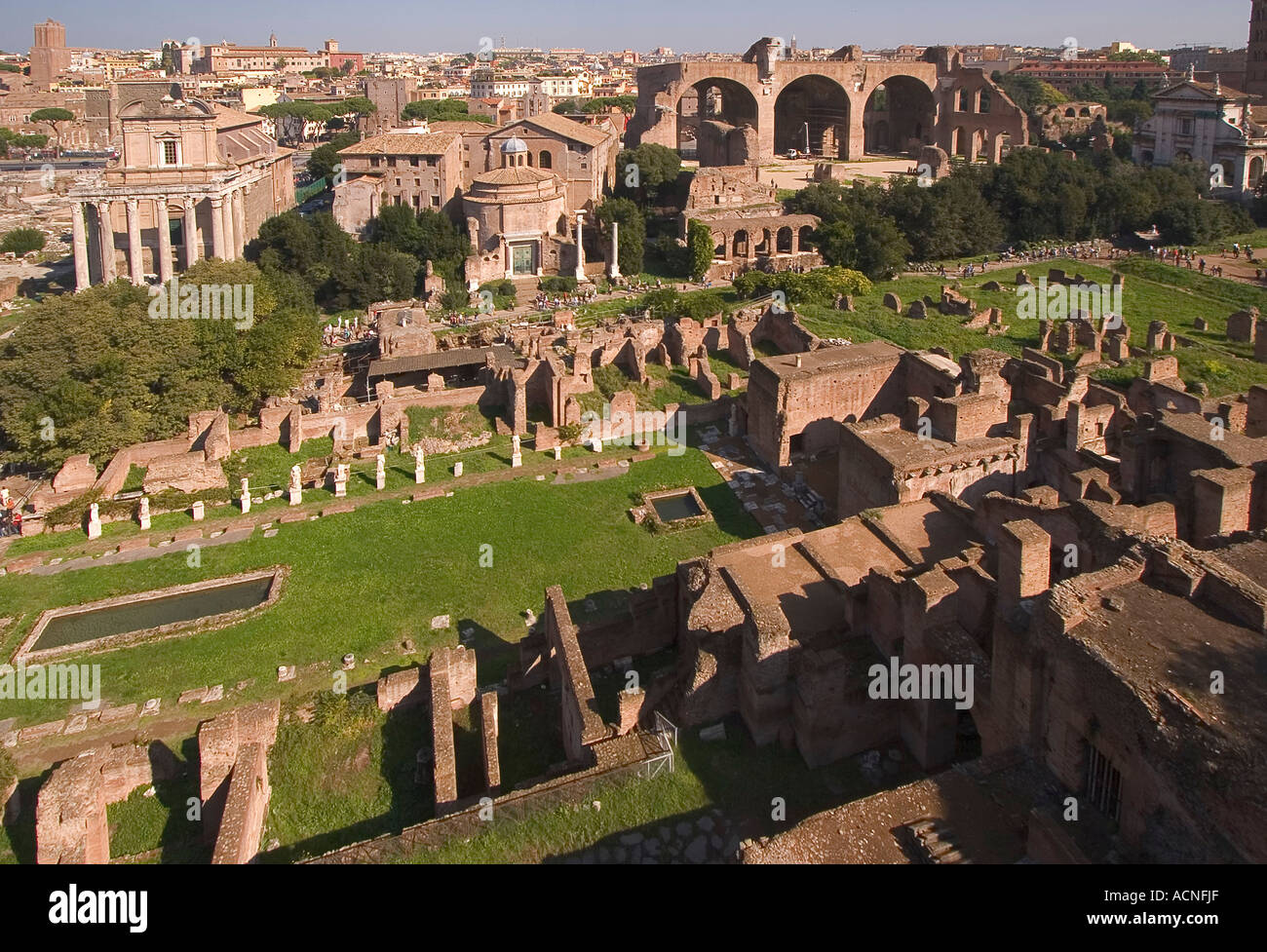 Rom / Forum Romanum Stockfoto