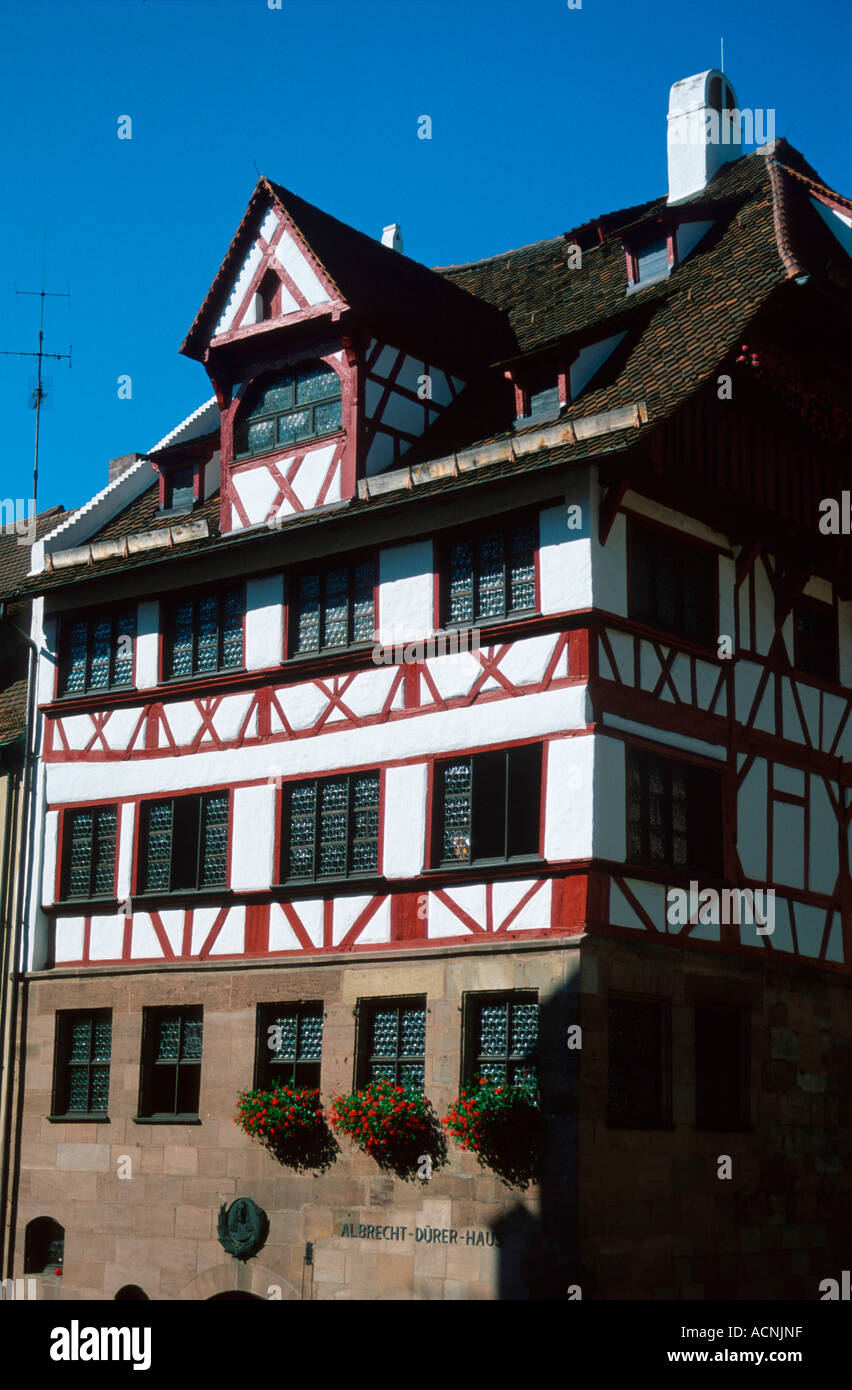 Albrecht-Dürer-Haus / Nürnberg Stockfoto