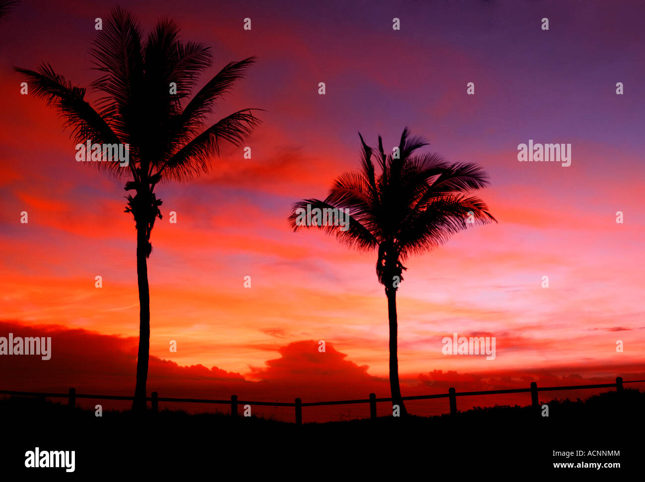 Sonnenuntergang in Broome, Western Australia, Australia Stockfoto