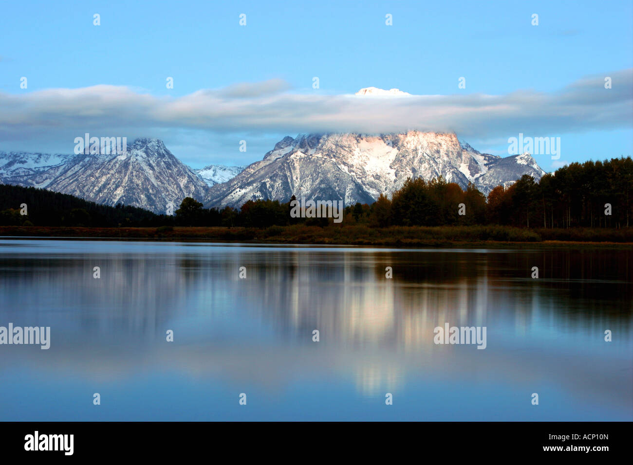 Mount Moran, Grand-Teton-Nationalpark, wyoming Stockfoto