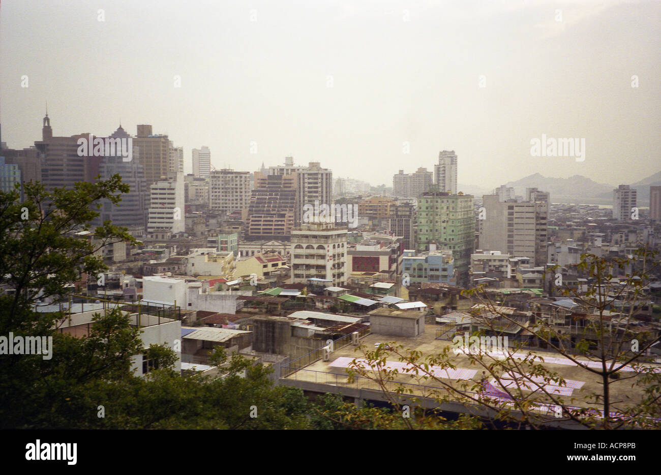 Ein Blick über Macau Stadt, einer Region von China Stockfoto