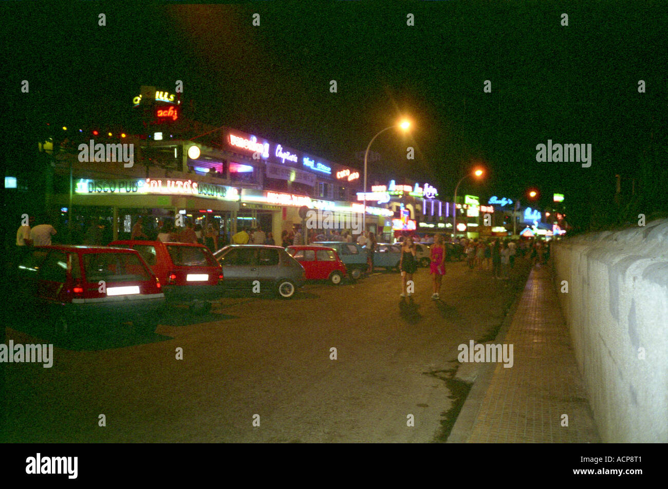 Veronicas Strip Bars und Nachtclubs in Playa de Las Americas, Teneriffa, Kanarische Inseln Stockfoto