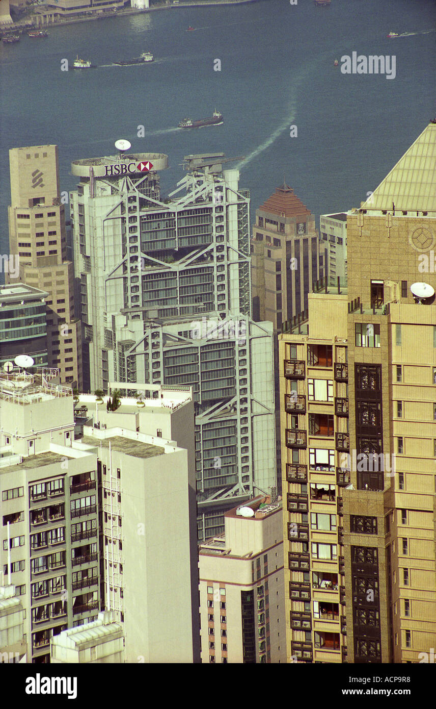 HSBC-Hauptquartier in Hongkong central district Stockfoto