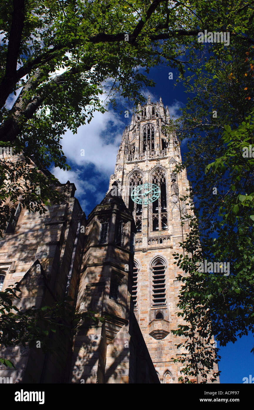 Harkness Turm Yale University Campus College Stockfoto