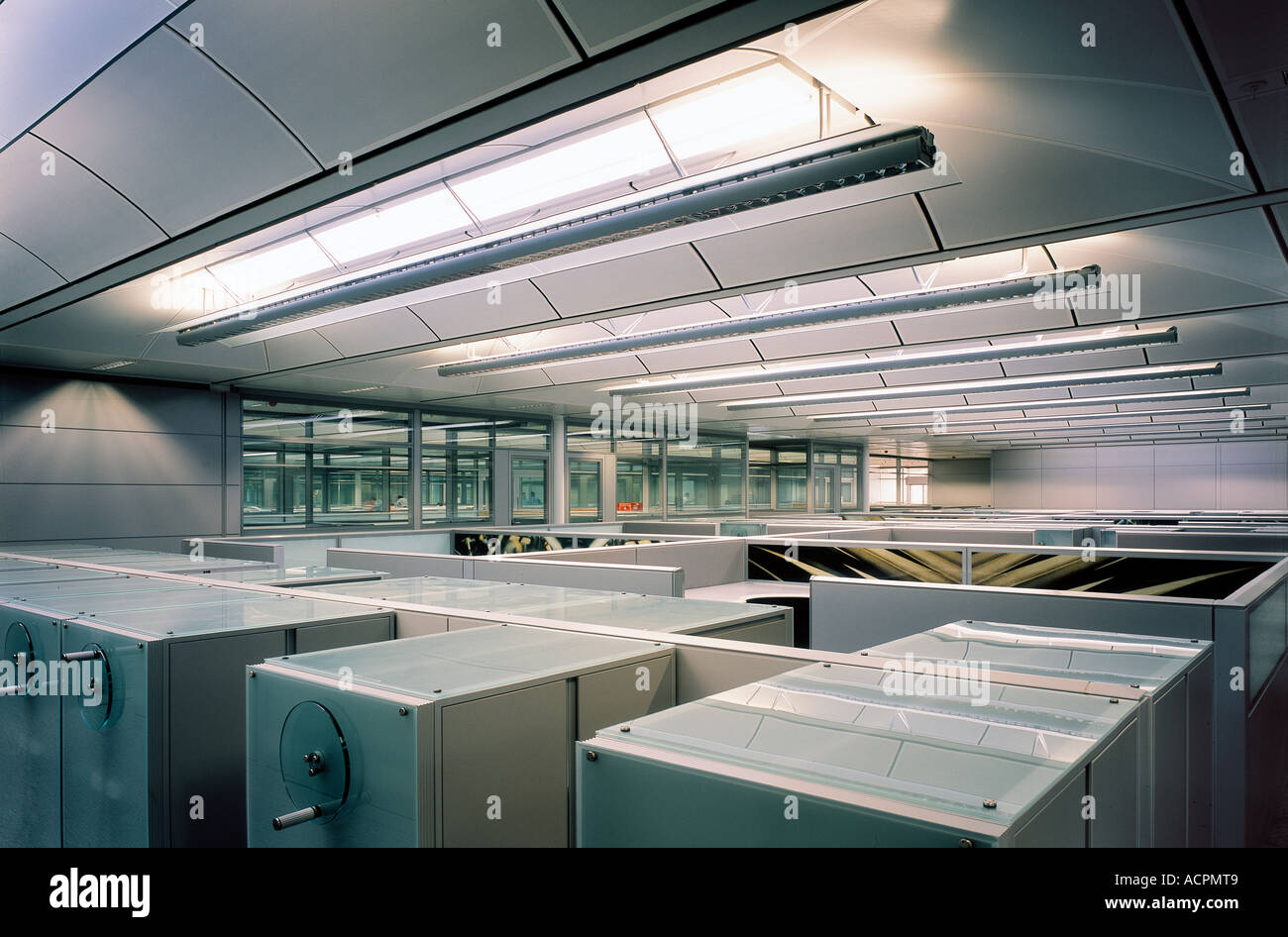 Futuristischen Interieur der TAG McLaren Technology Centre Stockfoto