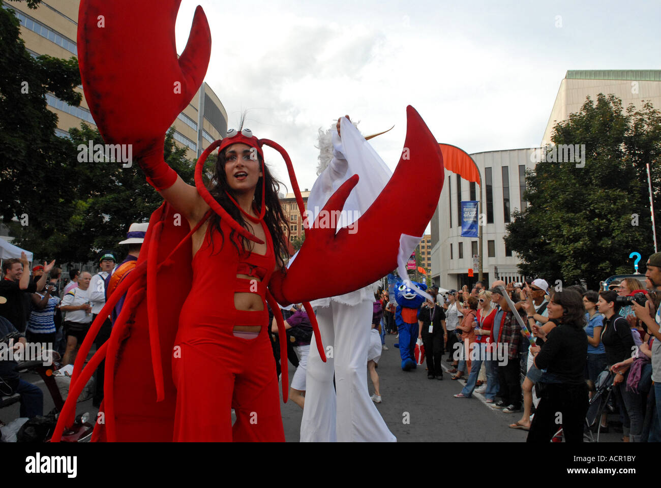 Montreal Jazz Festival Streetparade Stockfoto