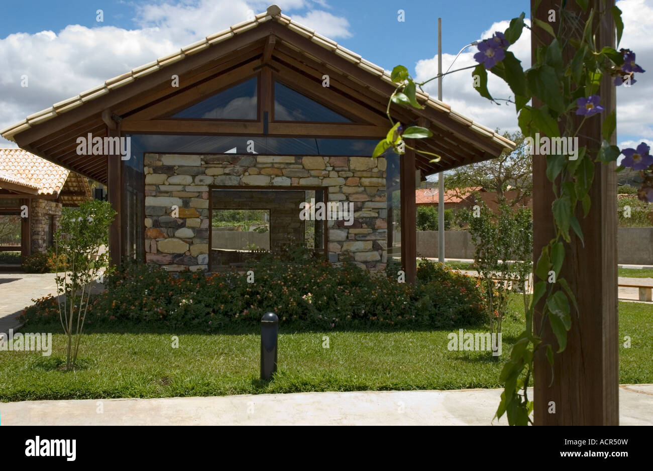 Touristisches Zentrum, Rio de Contas, Bahia, Brasilien. Stockfoto