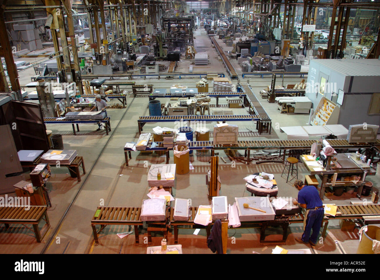 Rock of Ages Manufacturing Facility Granit Steinbruch Barre Vermont Stockfoto