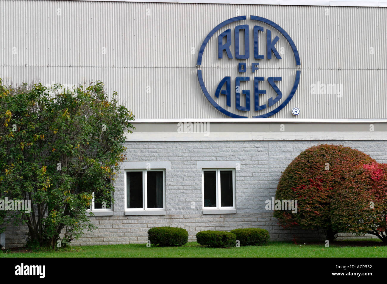 Rock of Ages Manufacturing Facility Granit Steinbruch Barre Vermont Stockfoto
