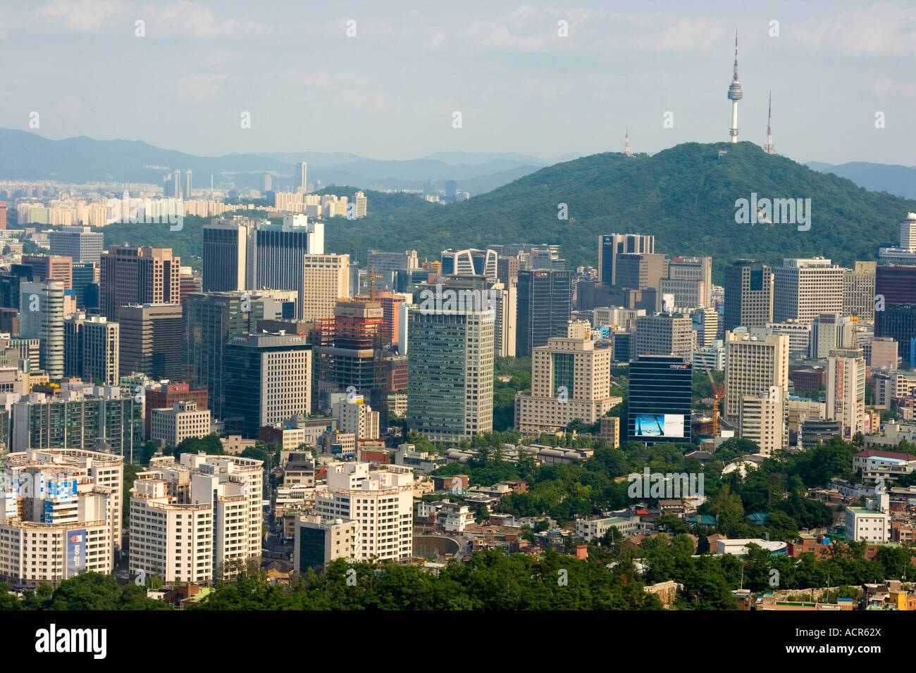 N Seoul Tower Seoul Südkorea Stockfoto
