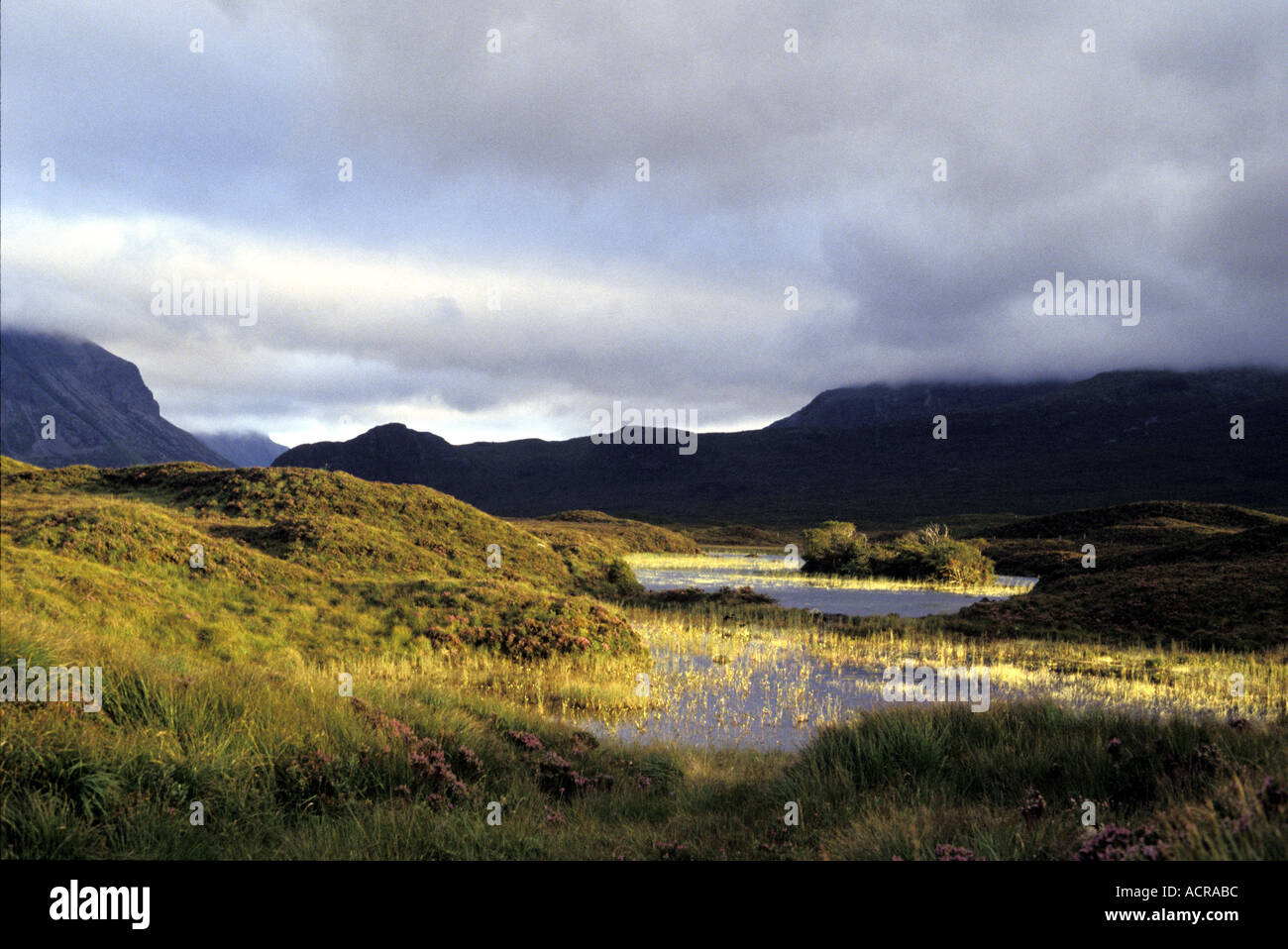 Sligachan Bereich mit Blick auf den Cullins auf der Isle Of Skye Scotland UK Stockfoto