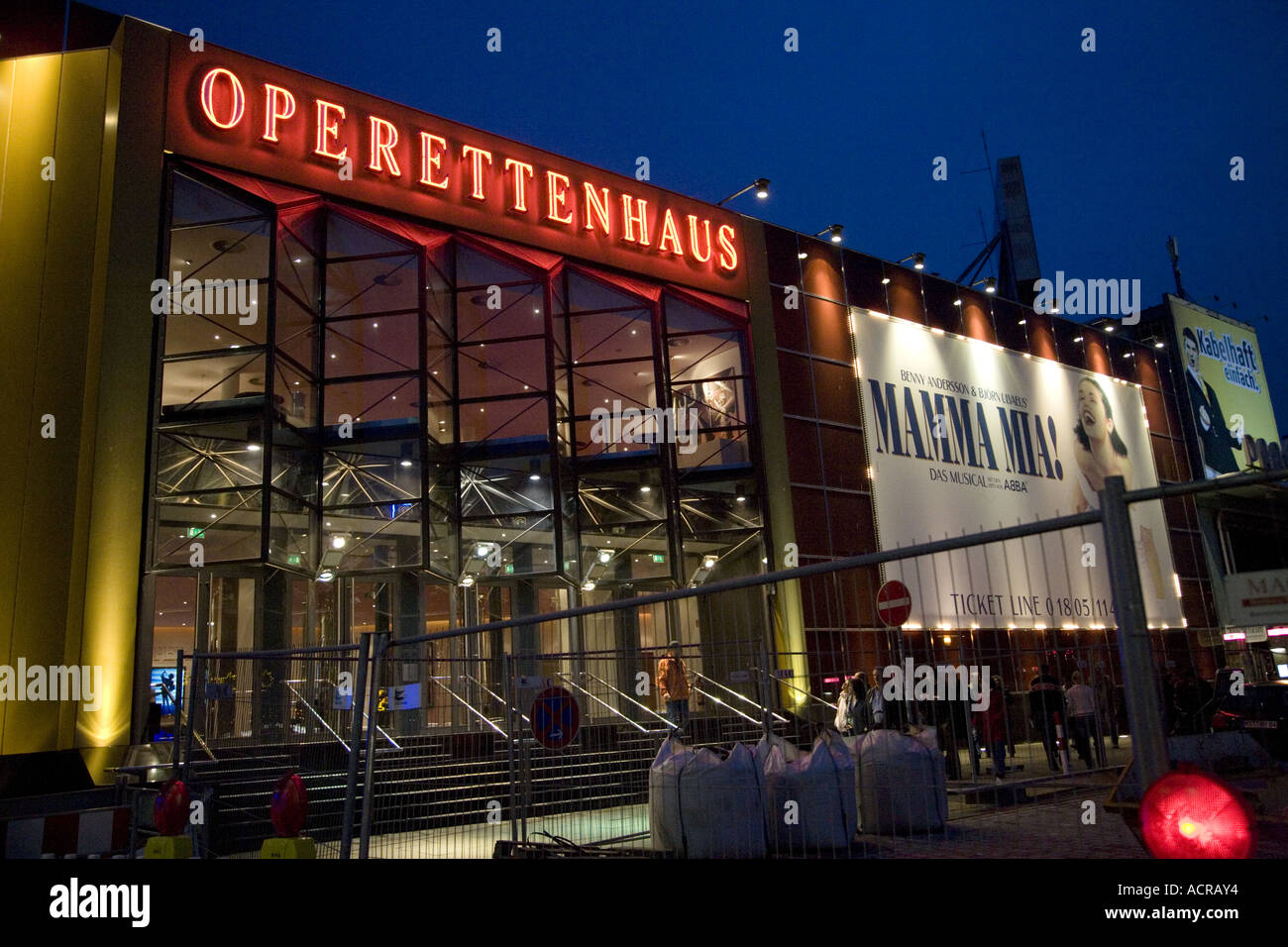 Operettenhaus, St. Pauli, Reeperbahn, Hamburg, Deutschland Stockfoto