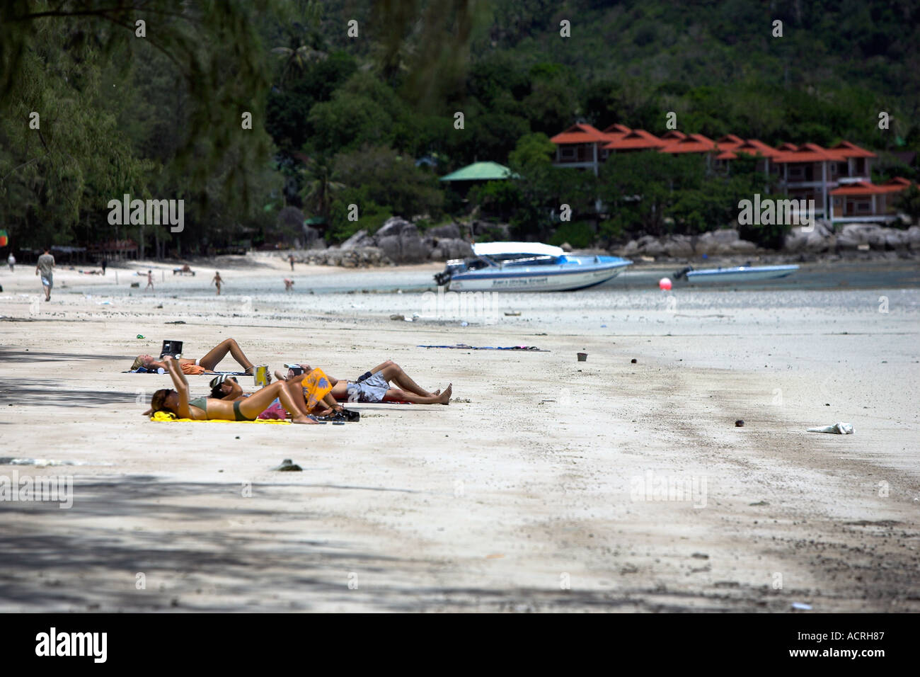 Hat Sai Ri Strand Koh Tao Insel Thailand Stockfoto