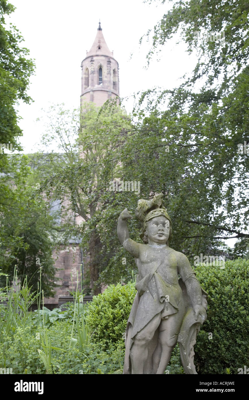 Statue, Stiftung Kunsthaus Heylshof, Worms, Deutschland Stockfoto