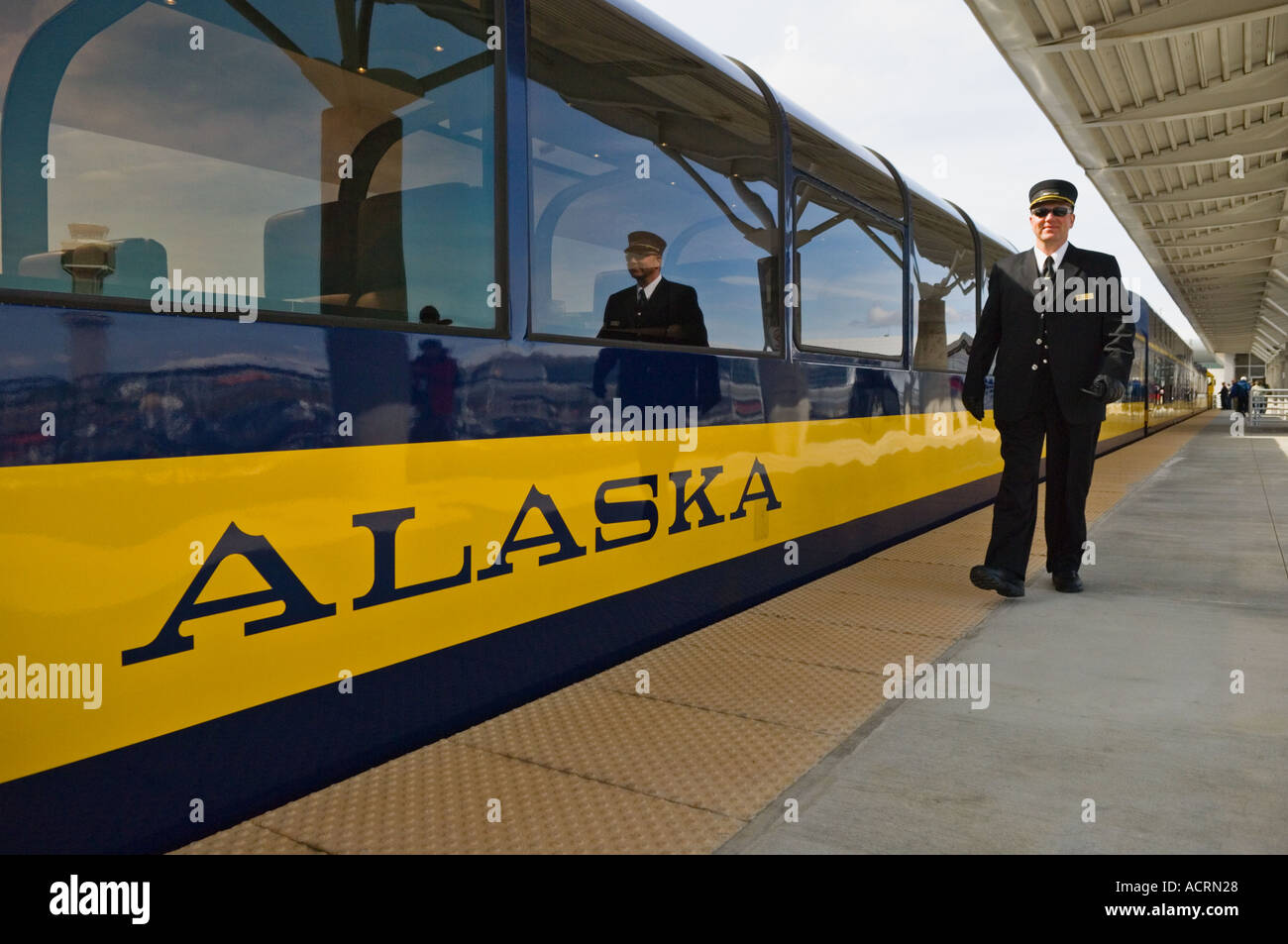 Alaska Railroad Anchorage Train Depot Stockfotos und bilder Kaufen Alamy