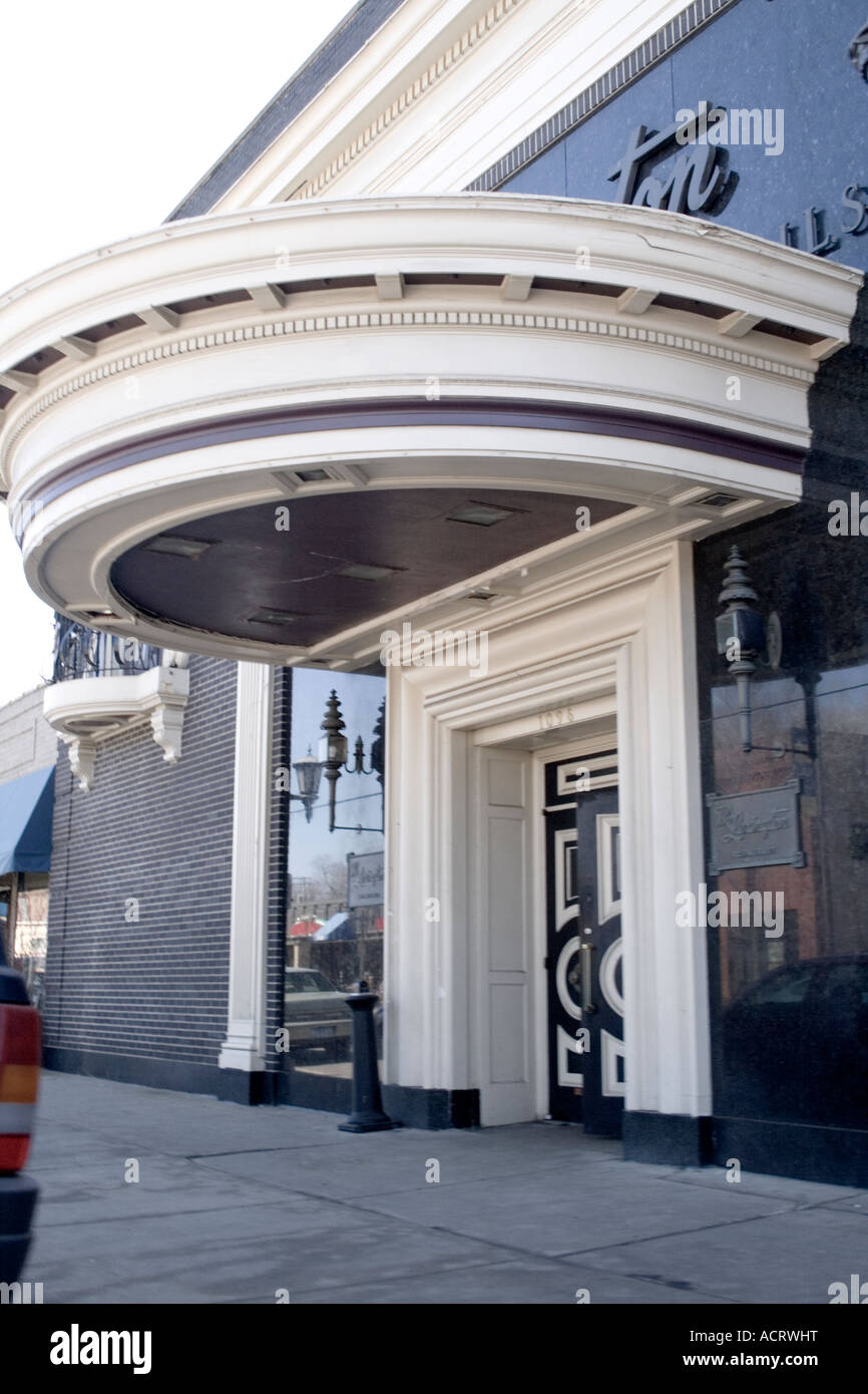 Eingang zum klassischen Lexington Restaurant an der Grand Avenue.  "St. Paul" Minnesota USA Stockfoto