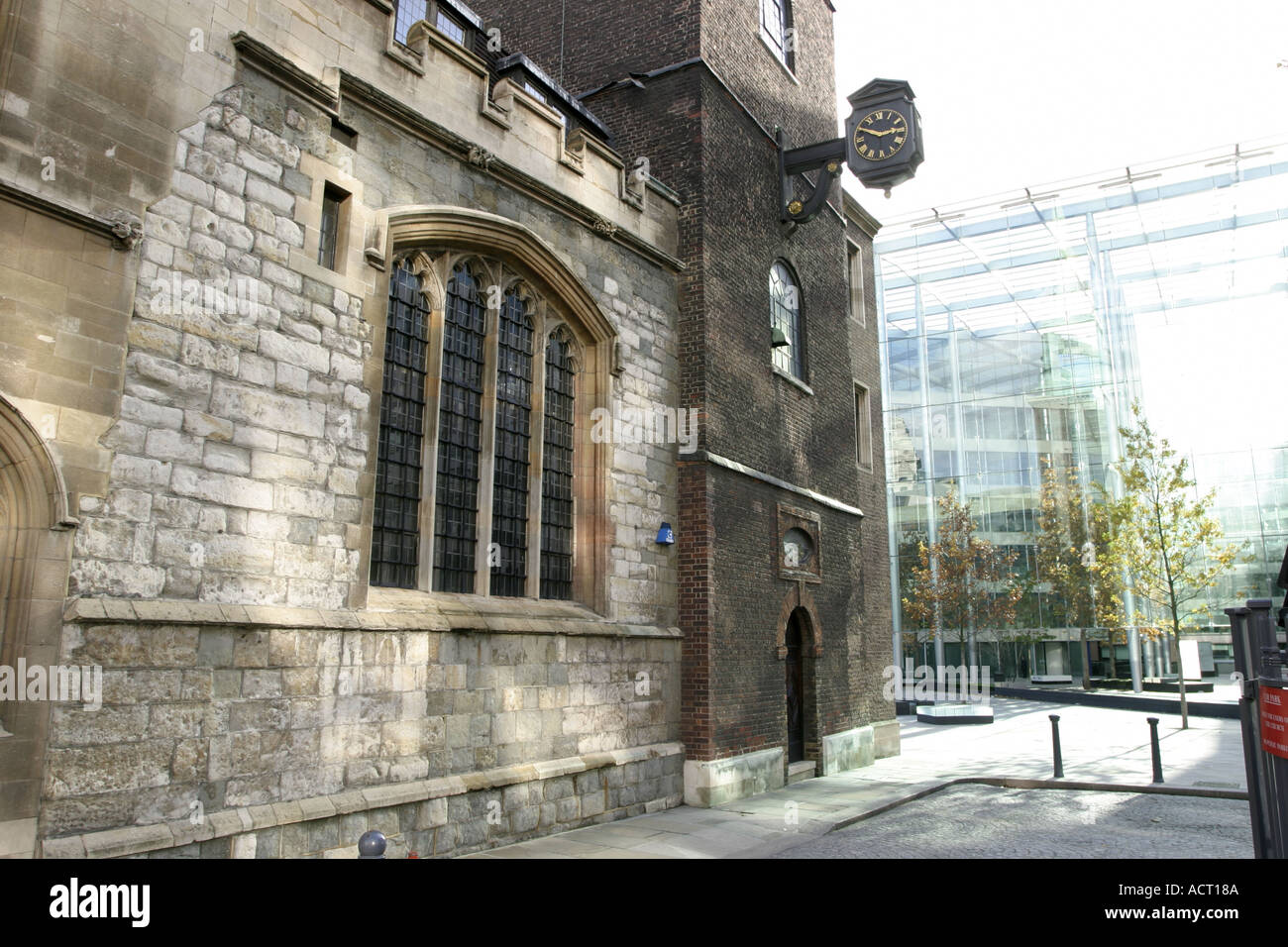 All Hallows durch die Turm-Kirche in London England Stockfoto