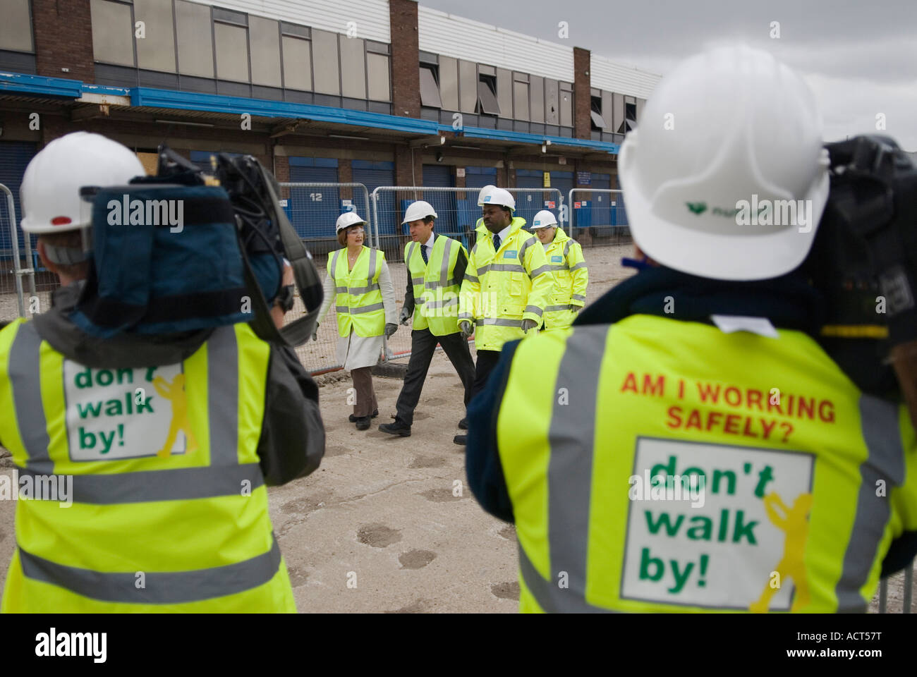 Lord Seb Sebastian Coe und Ministerin für die Olympischen Spiele Tessa Jowell, Manny Lewis. Olympic Delivery Authority 2007 Pressefoto HOMER SYKES Stockfoto