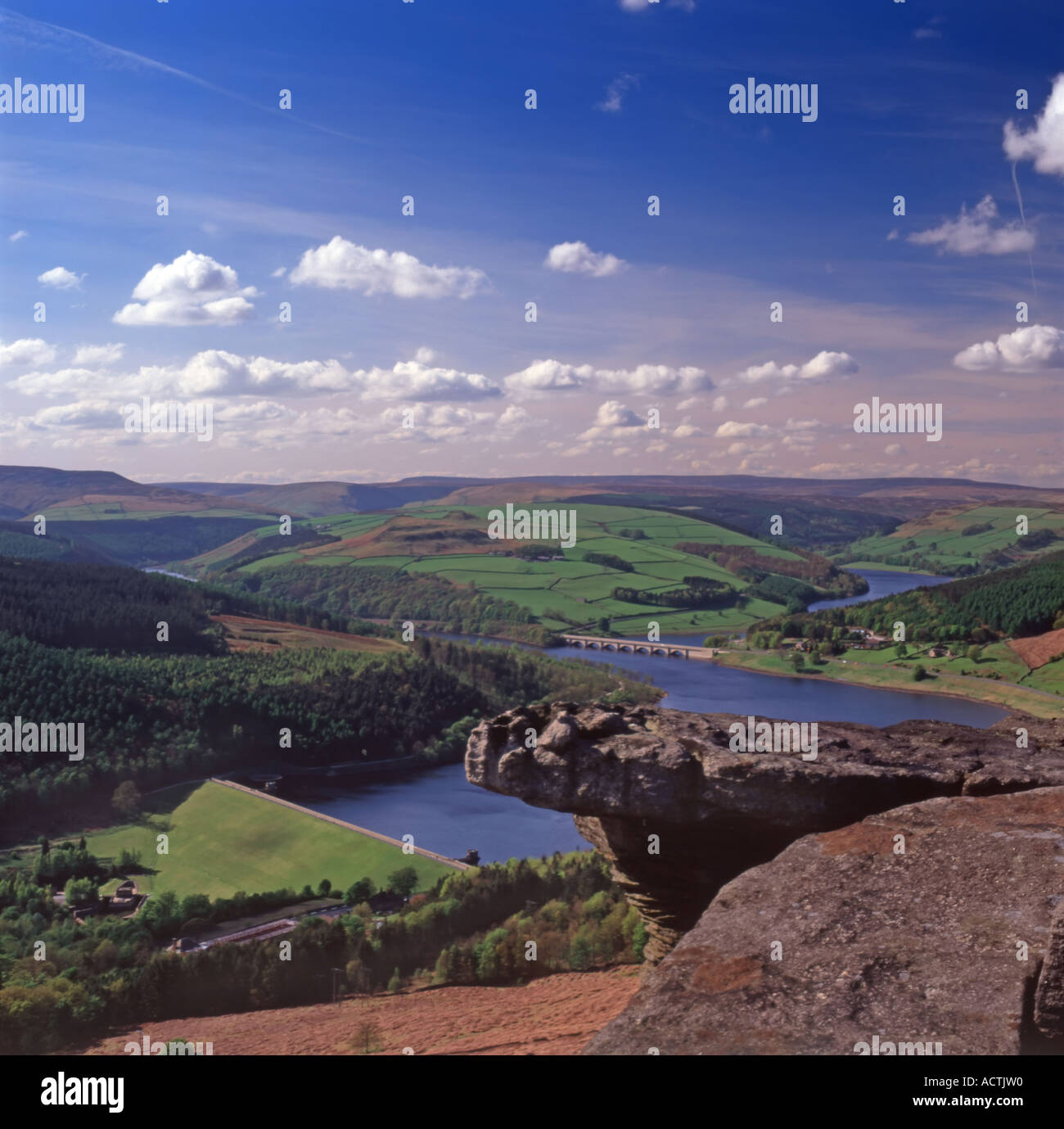 Bamford Edge in Derbyshire "Great Britain" Stockfoto