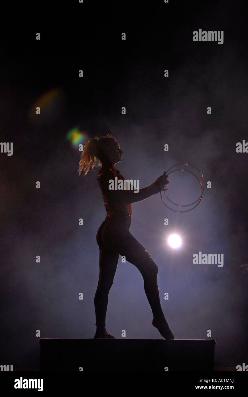 Acrobat Zirkuskünstler Stockfoto