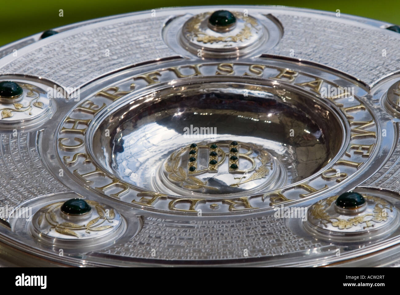 Trophäe des deutschen Fußball Bundes DFB Stockfoto