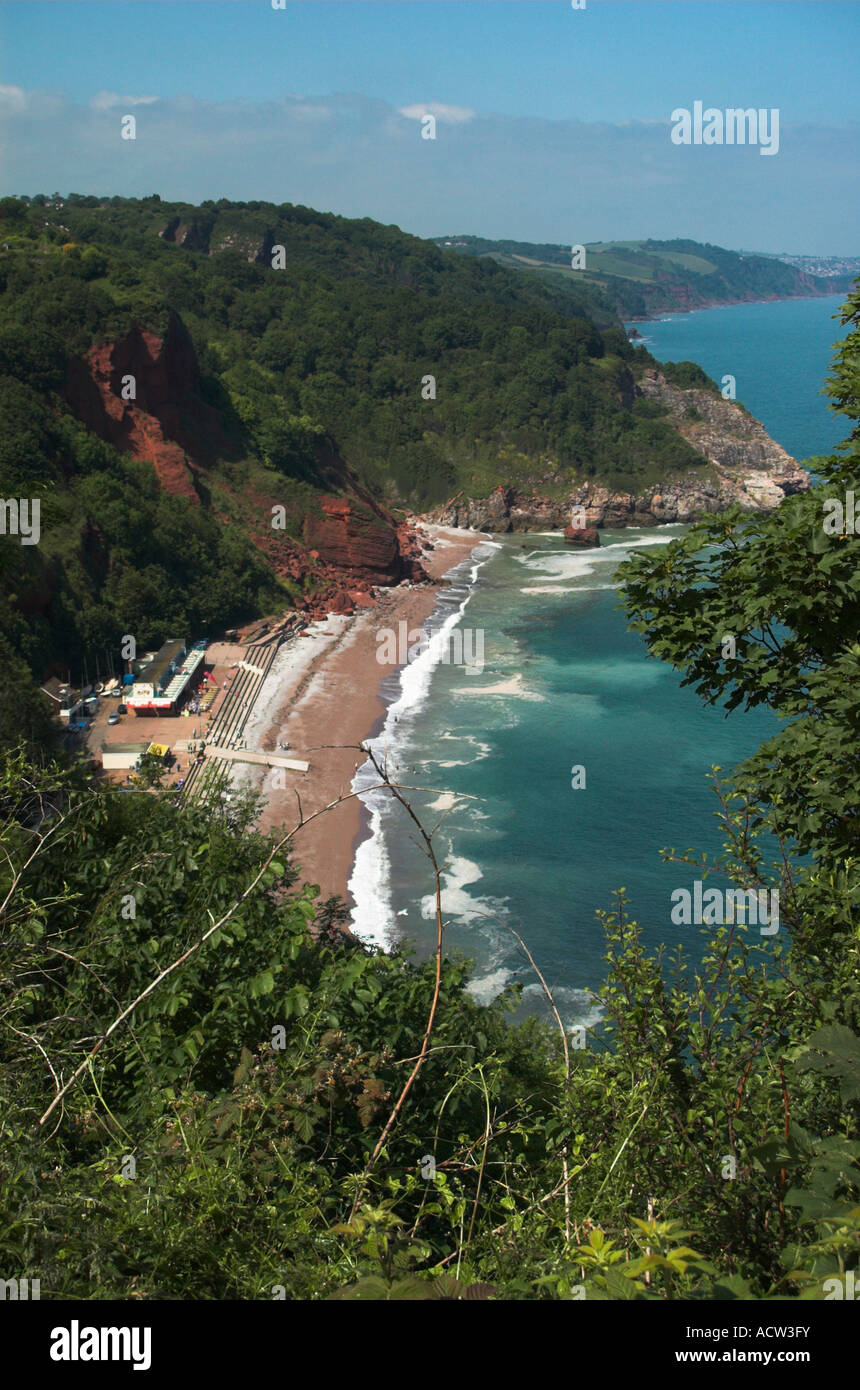 Babbacombe Beach Devon England Großbritannien U K Stockfoto