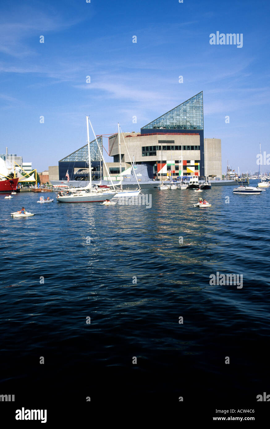 USS Dorsch und National Aquarium Baltimore Maryland USA Stockfoto