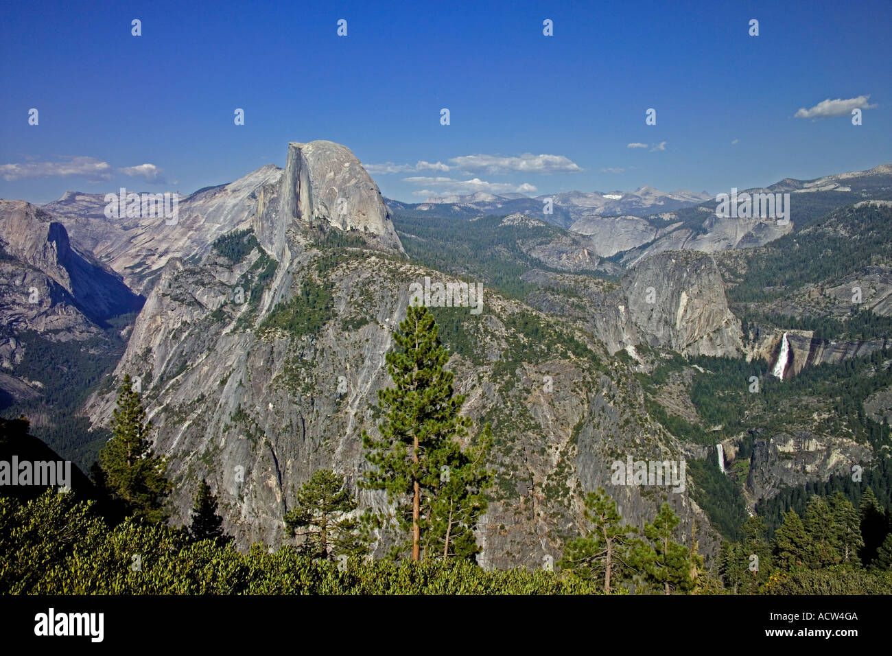 Yosemite Half Dome Stockfoto