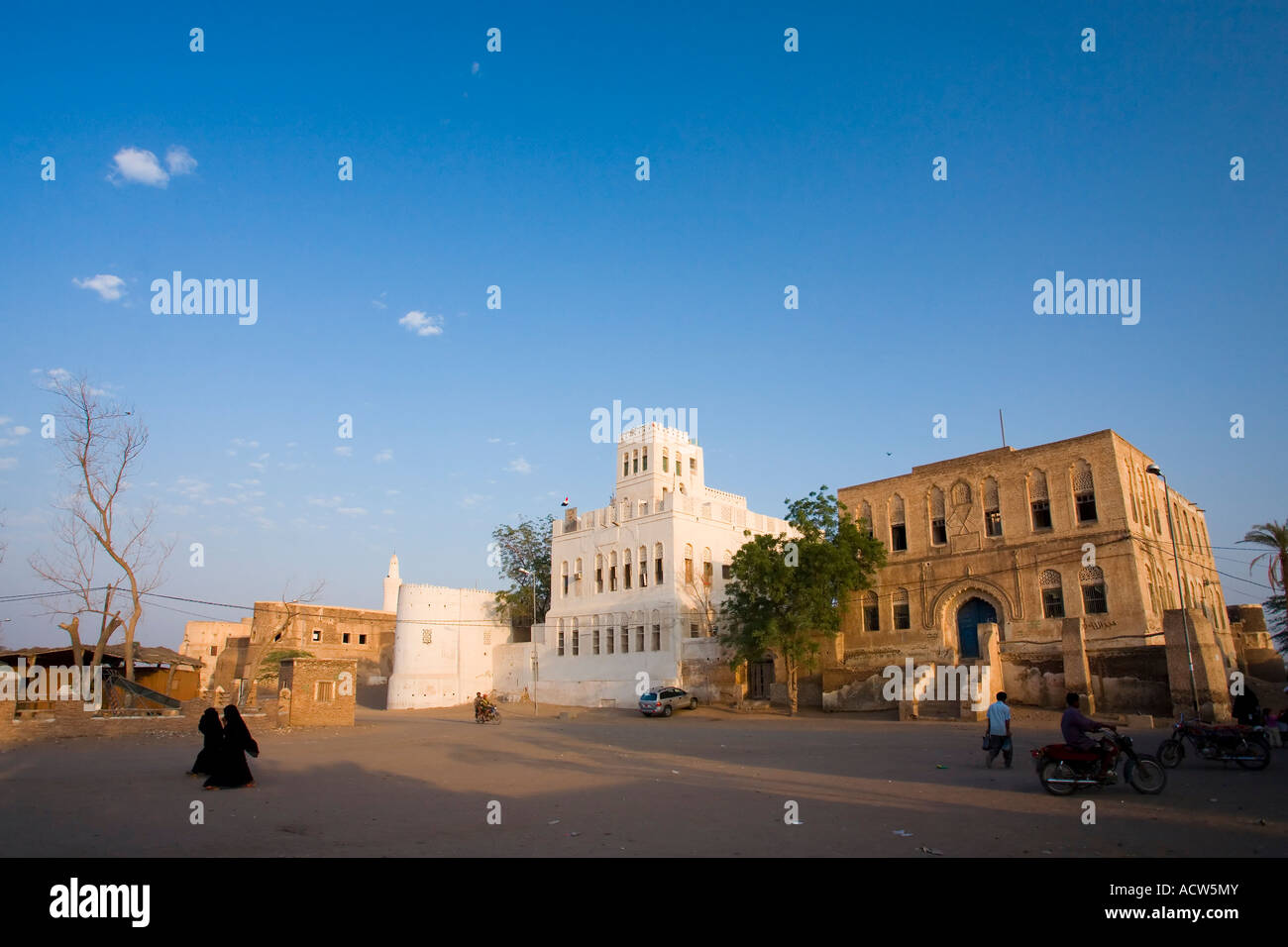 Nasr Palast im UNESCO-Welterbe Dorf von Zabid Jemen Stockfoto