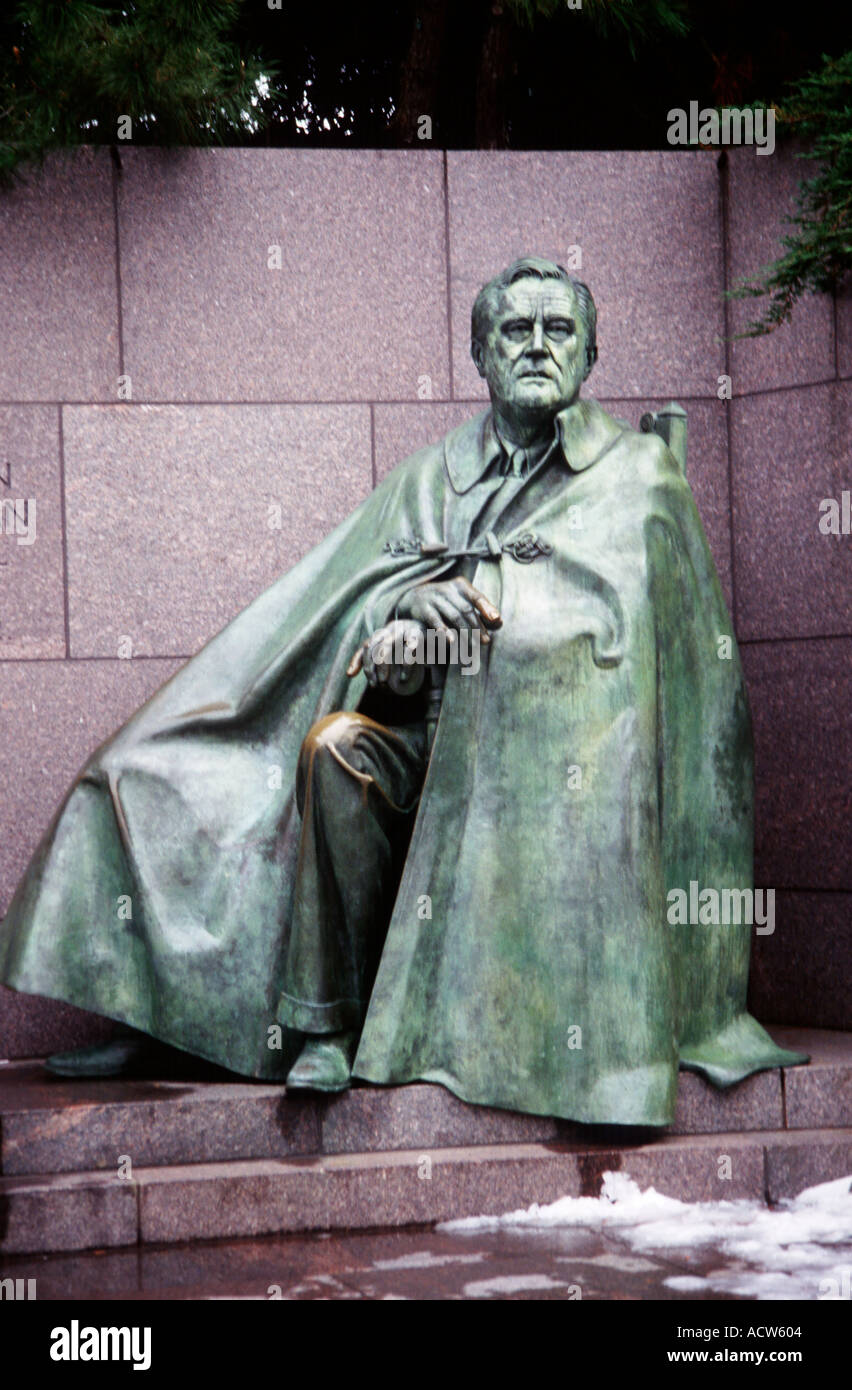 Statue des FDR Washington DC Stockfoto
