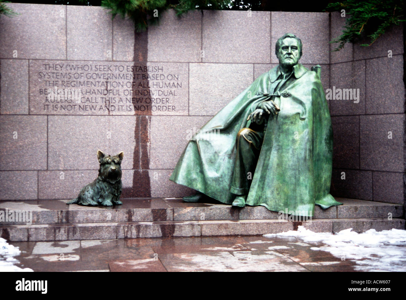 Statue des FDR Washington DC Stockfoto