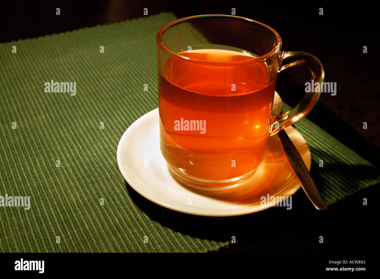eine Tasse Tee haben Tee Zeit Stockfoto