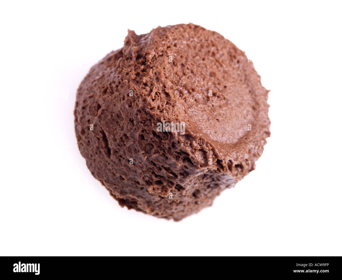 Low Fat Schokoladenmousse Stockfoto