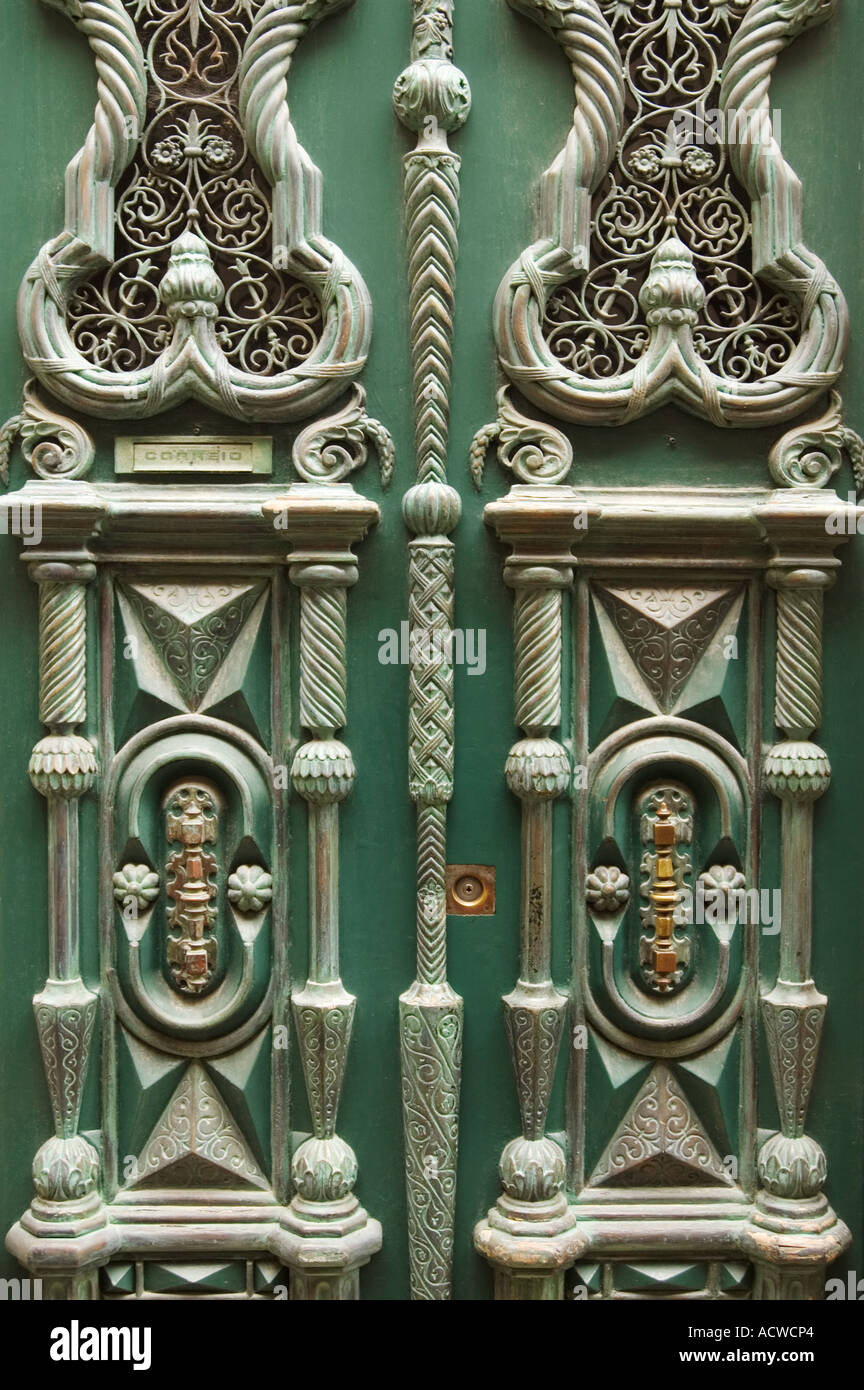Tür im maurischen Stil dekoriert, Sintra, Portugal Stockfoto