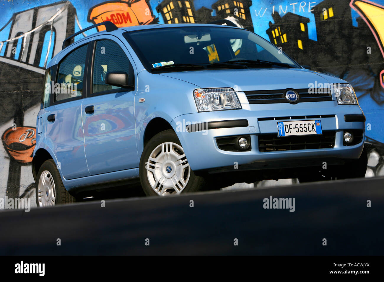 Fiat 600-Aktion Stockfoto