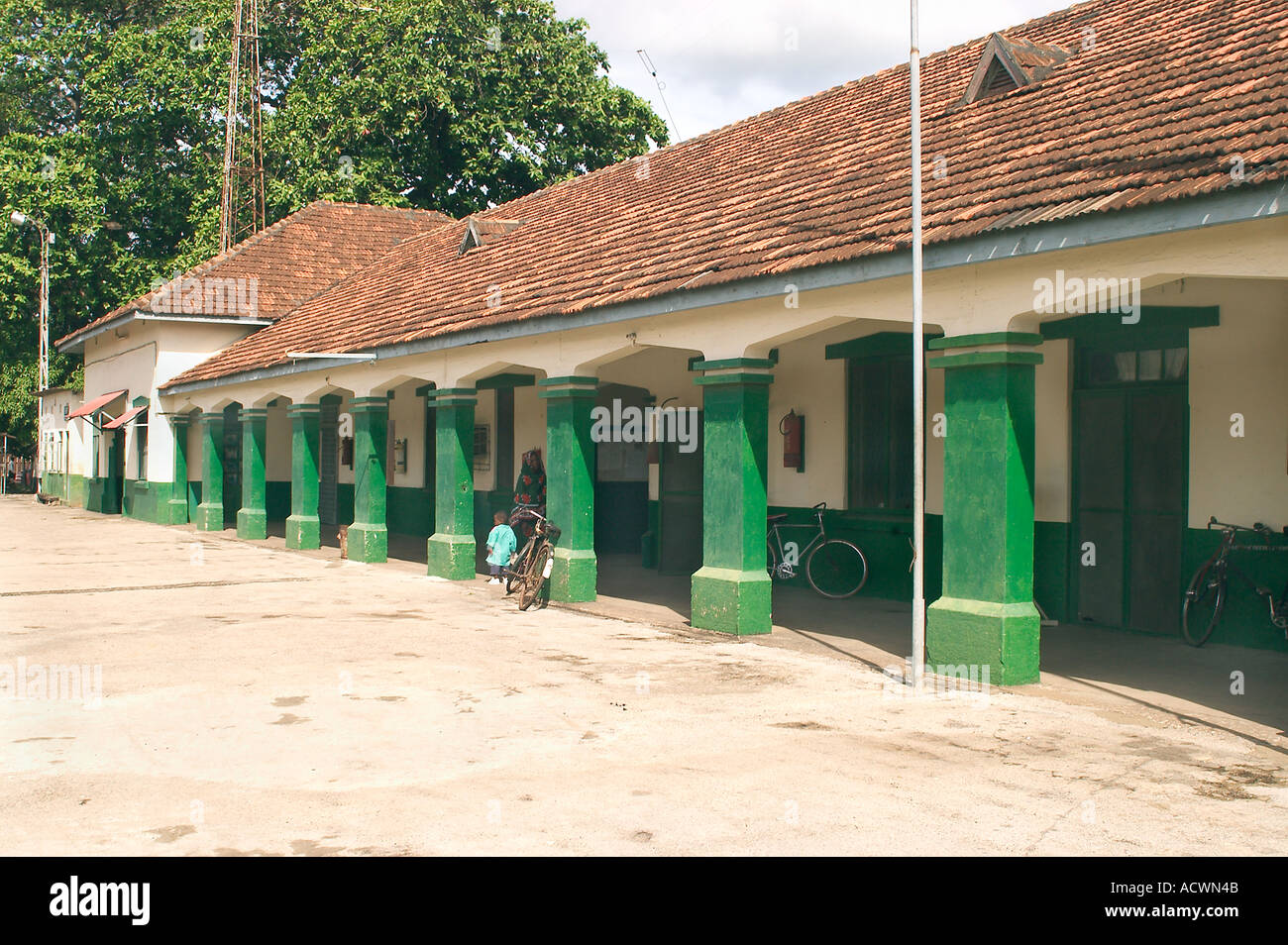 ehemaligen deutschen Bahnhof in Tanga Stockfoto