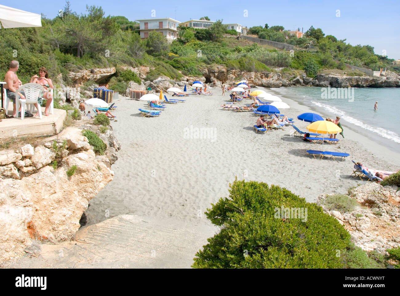 Gredakia Strand, Lassi, Kefalonia, Ionische Inseln Griechenland. Stockfoto