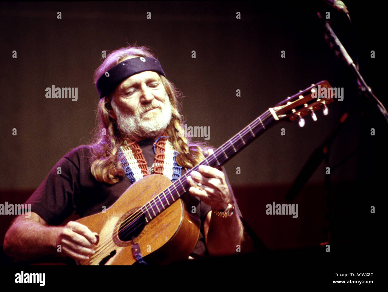 WILLIE NELSON uns Country-Sänger Stockfoto