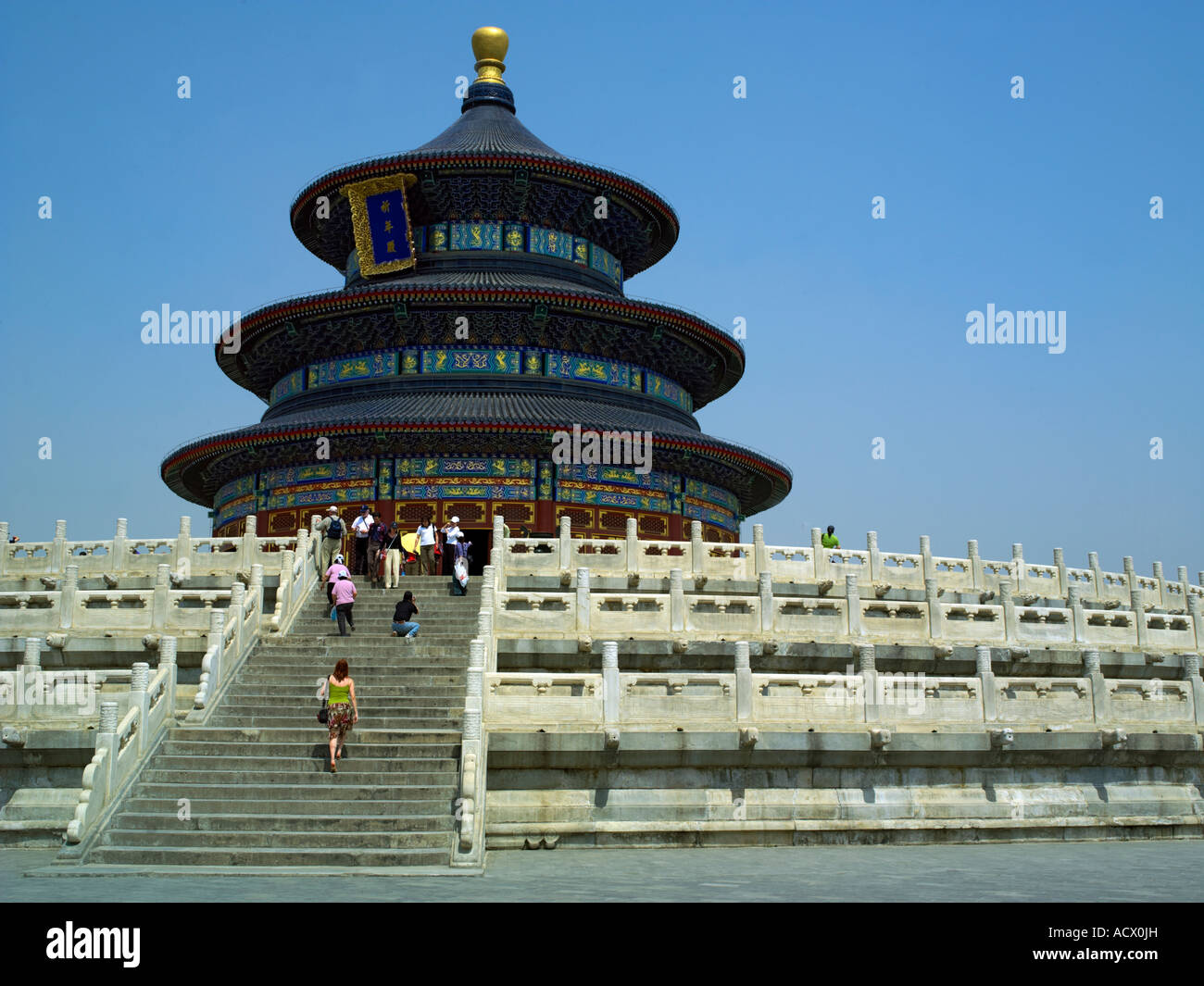 Die Halle des Gebets für gute Ernten in Peking Stockfoto
