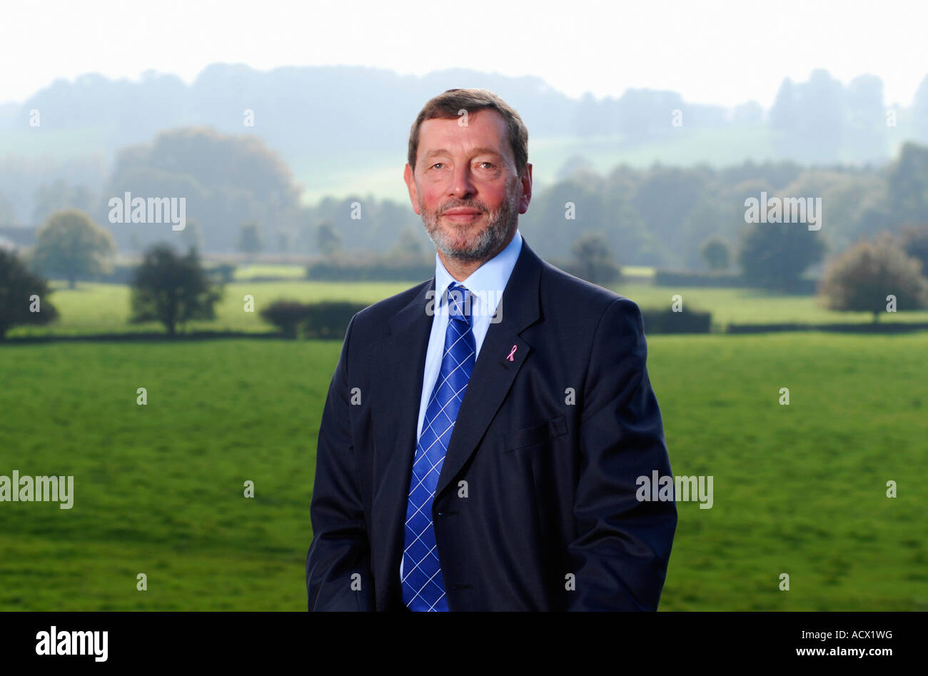 Ehemalige Labour Party Home Sekretär David Blunkett UK Stockfoto