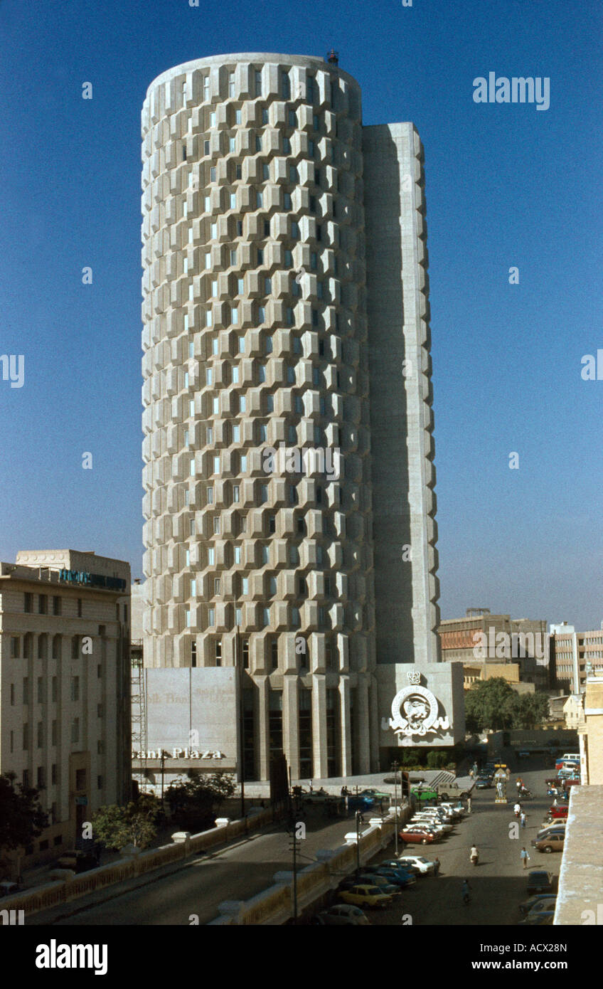 Karachi Pakistan Habib Bank Plaza islamische Bank Stockfoto