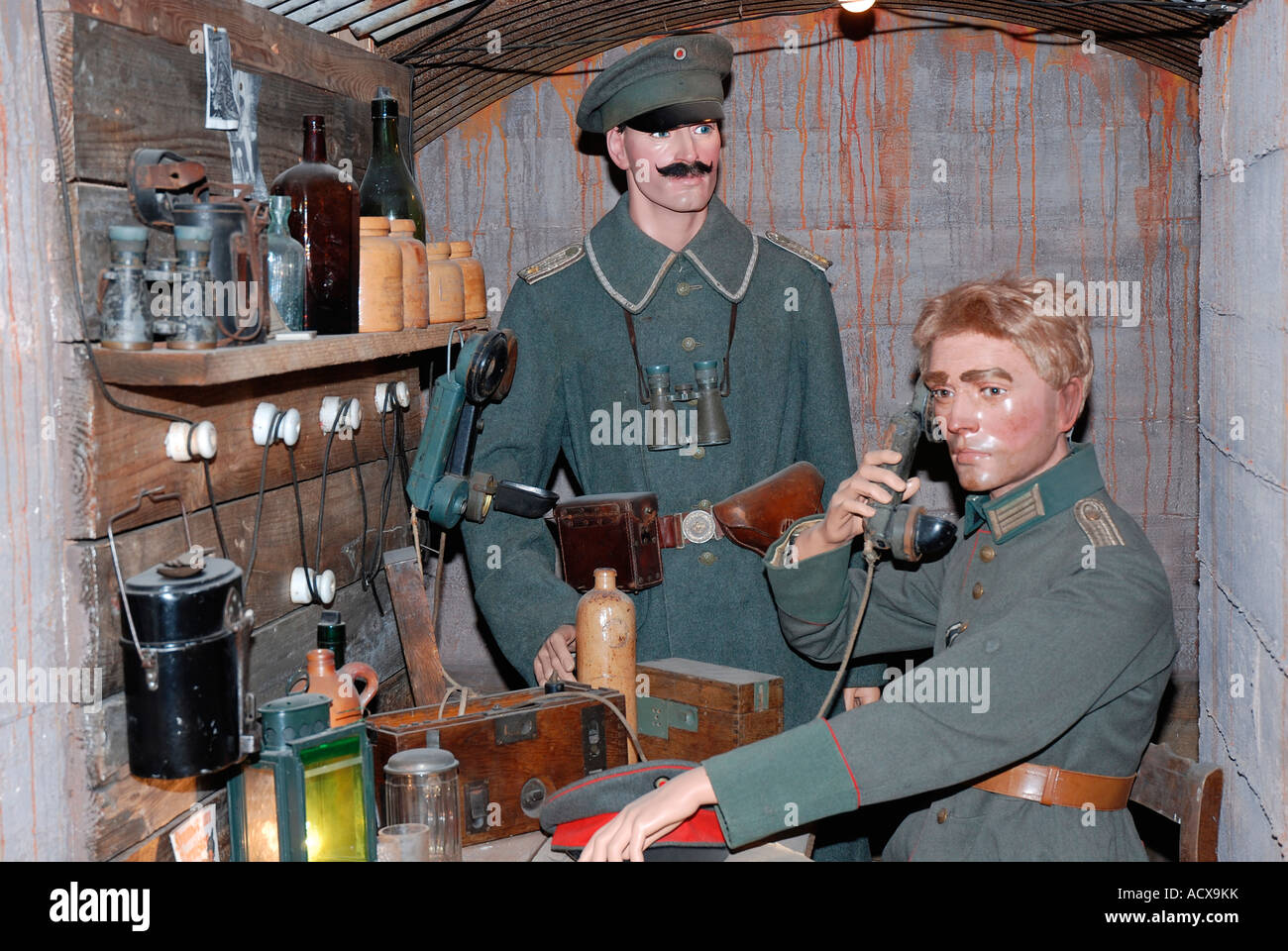 Passendale-Museum in der Nähe von Ypern Ieper Belgien Stockfoto