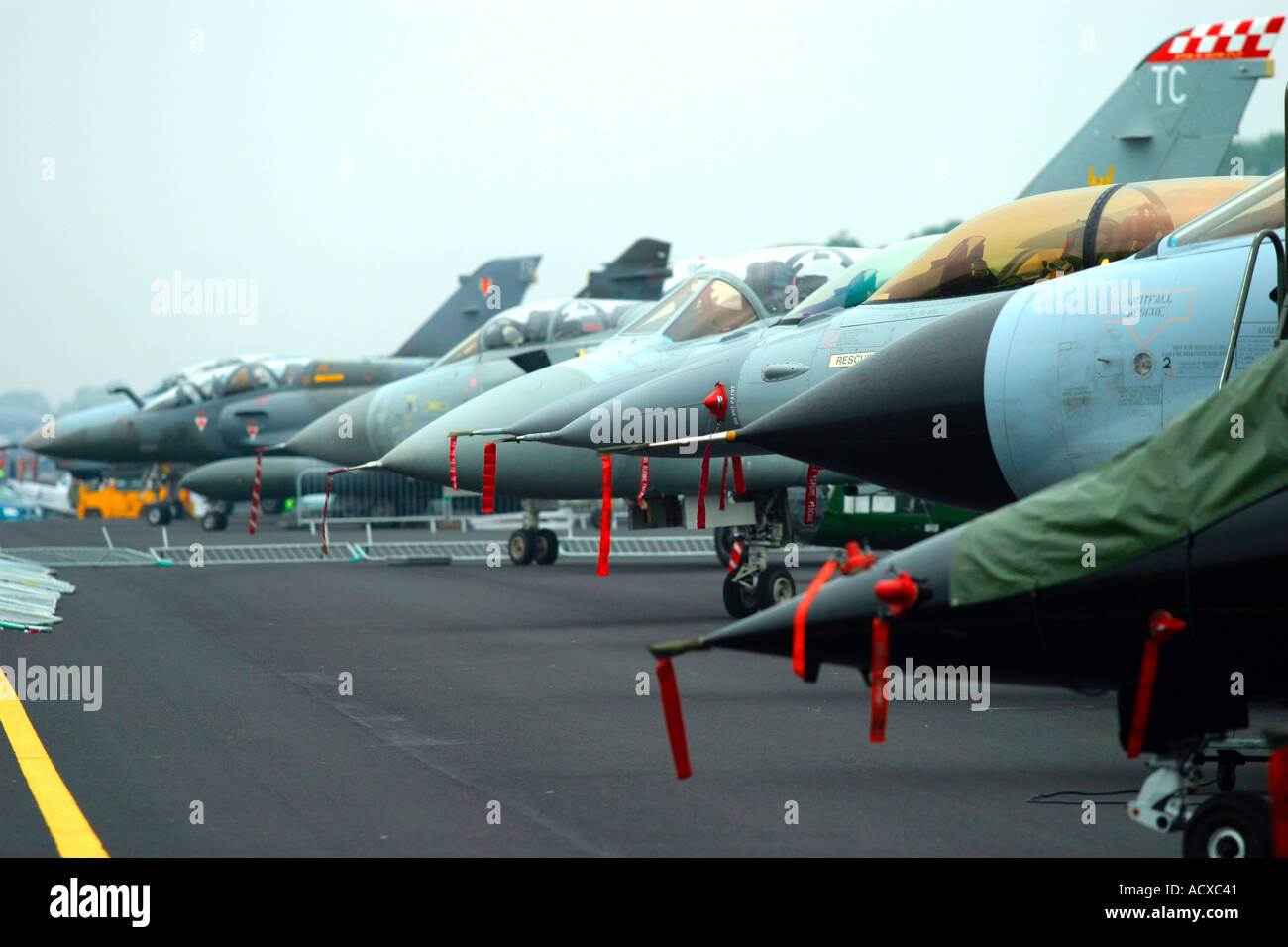 BD Alphajet BAE Tornado Kampfjet-nosecones Stockfoto