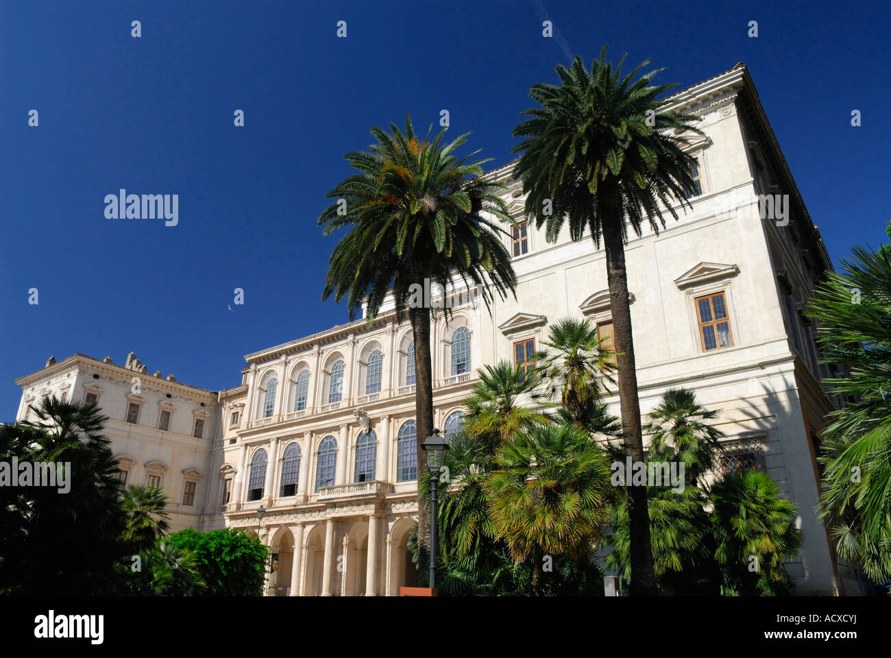 Corsini Palast wohnen, National Academy of Science und Galleria Rom Italien Stockfoto