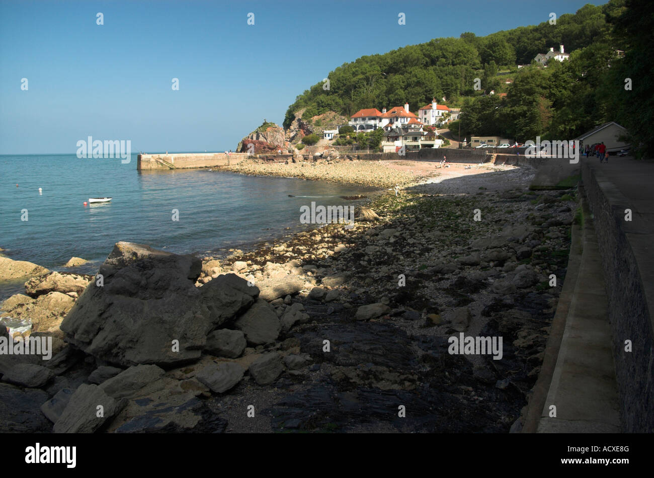 Babbacombe Beach Devon England Großbritannien U K Stockfoto