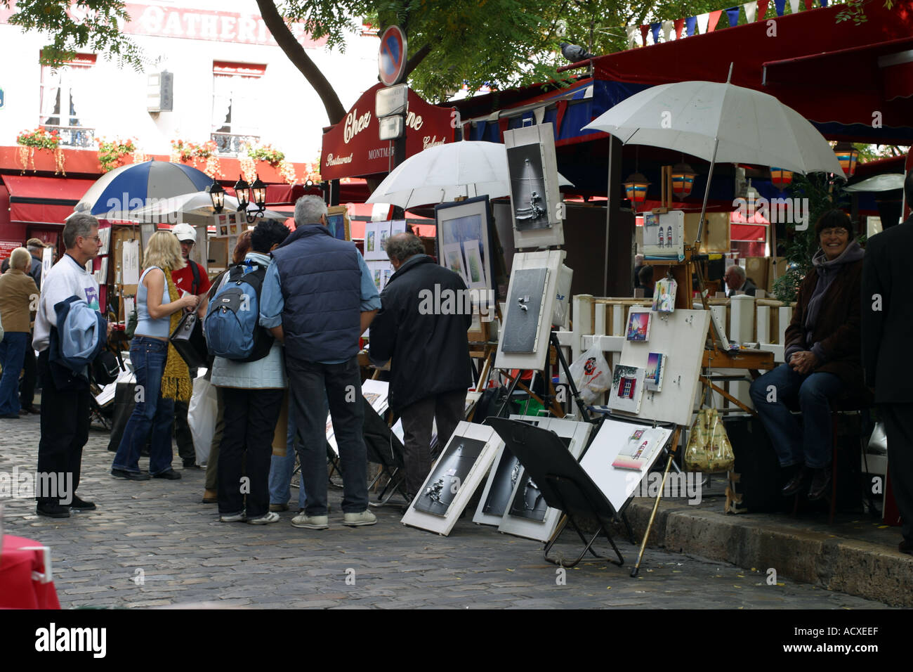 Montmartre Paris Stockfoto