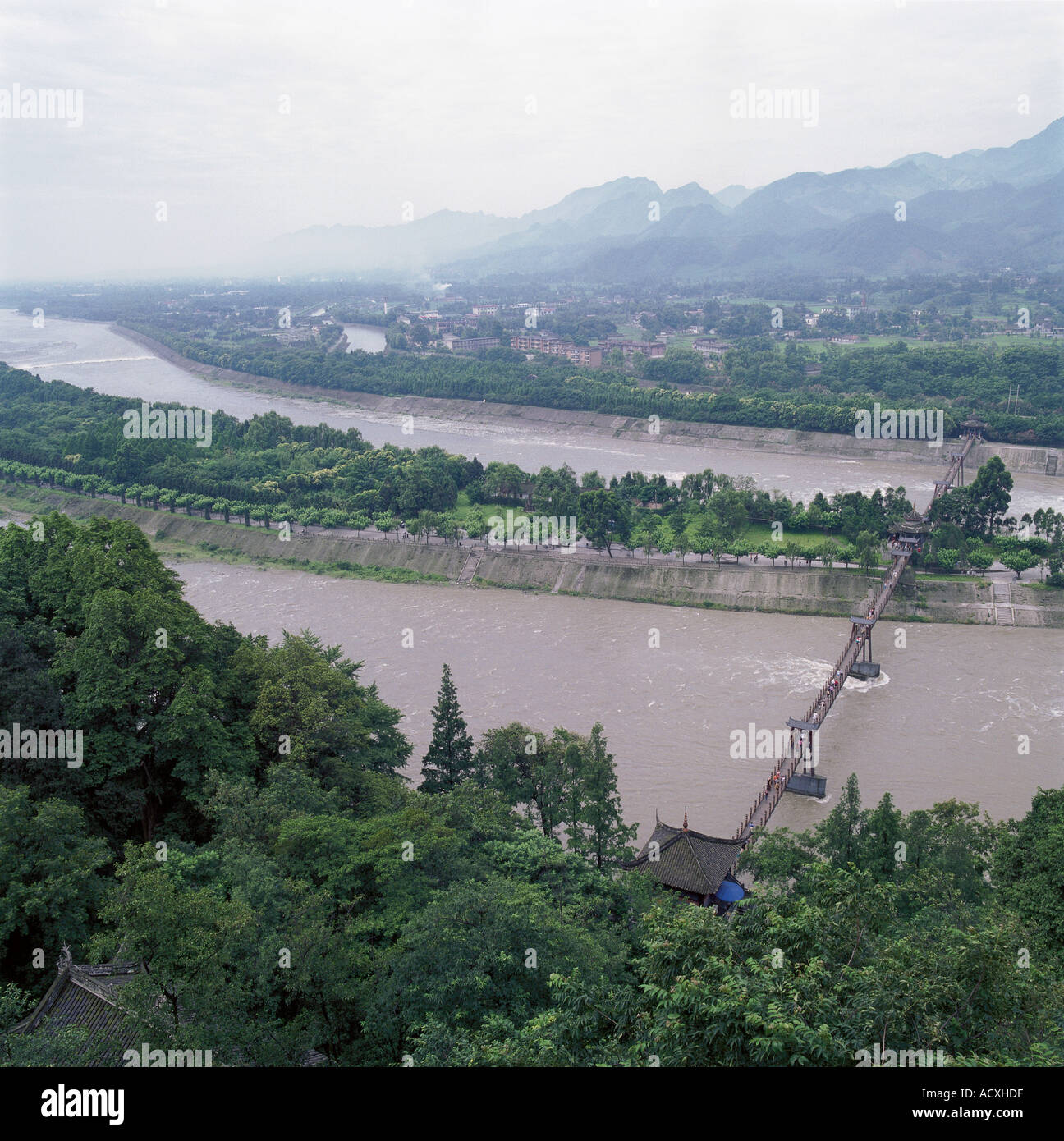 Dujiangyan Sichuan China Stockfoto