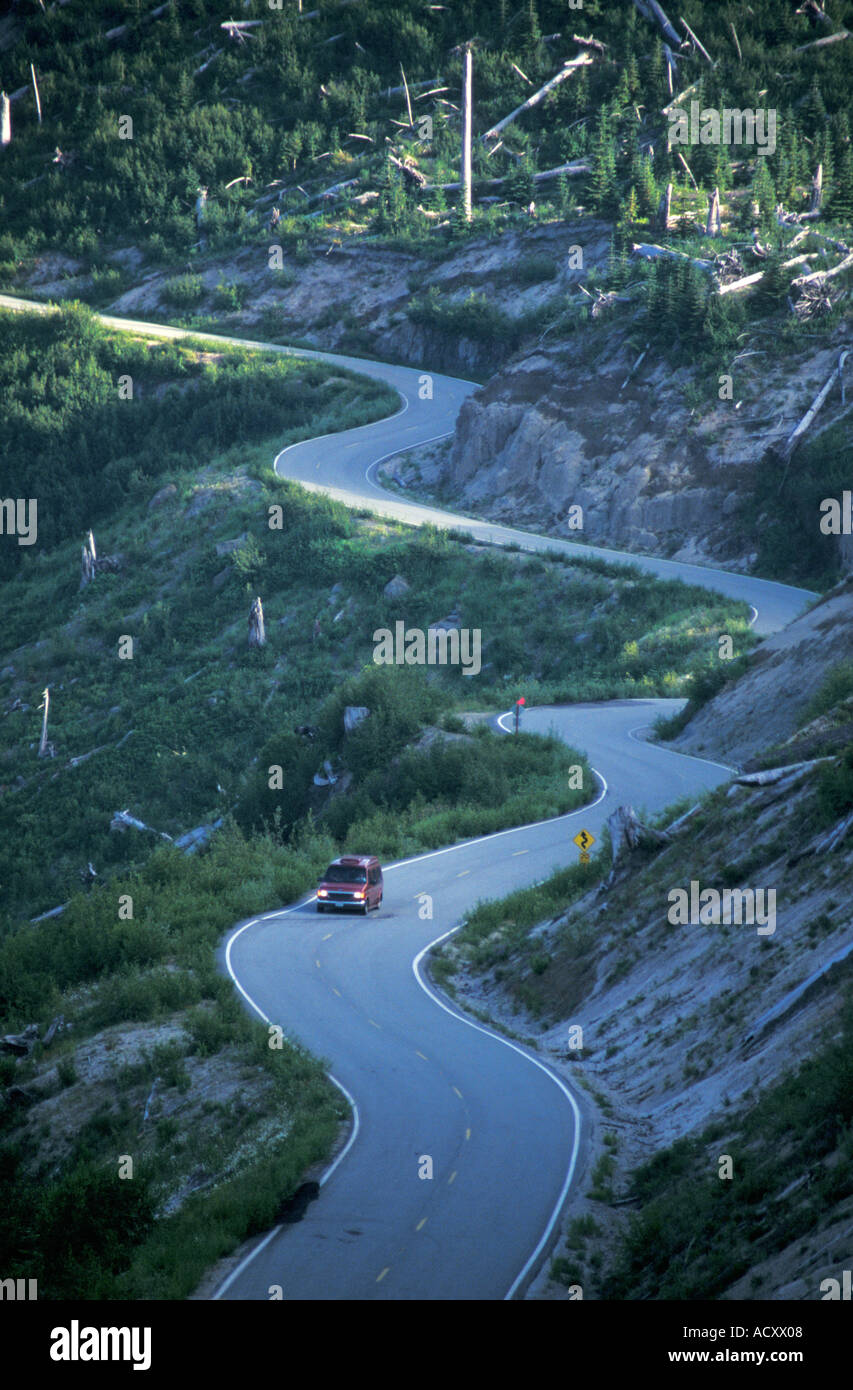 Forest Service Road Stockfoto