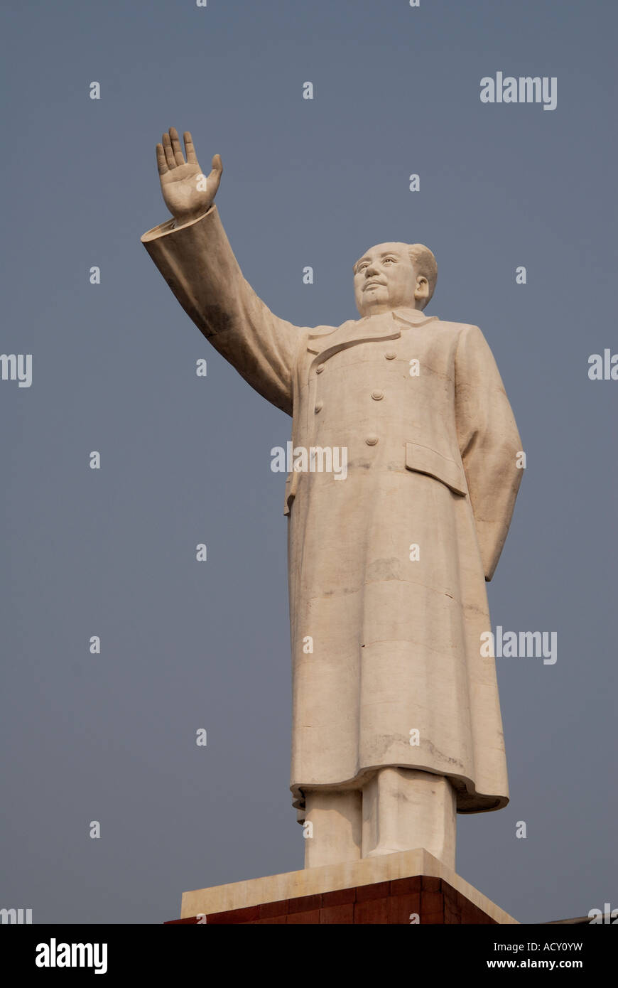 Statue von Mao Tse Tung, Chengdu, Sichuan, China Stockfoto